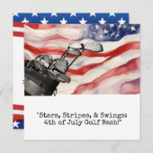 ゴルフ4th 7月の独立記念日 招待状 (正面/裏面)