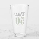 ゴルフ50番誕生日50番 タンブラーグラス (裏面)