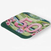 ゴルフ50番誕生日50番 ペーパープレート (傾斜あり)