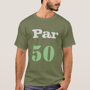ゴルフ50誕生日、ナンバー50 Tシャツ