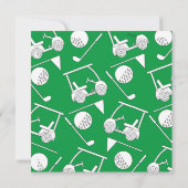 ゴルフ50th誕生日パーティー 招待状 (裏面)