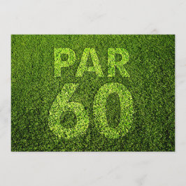 ゴルフ60thバースデーパーティー 招待状