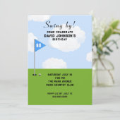 ゴルフ60thバースデーパーティー 招待状 (スタンド正面)