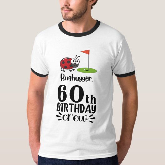 ゴルフ60th誕生日スクワグガーギフトおもしろいプレゼント tシャツ (正面)