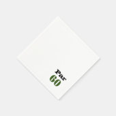 ゴルフ60th誕生日パーTeeゴルファーパーティー スタンダードカクテルナプキン (角)