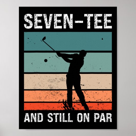 ゴルフ70th誕生日パーティセブンティーとPa上 ポスター (正面)