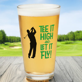 ゴルフ おもしろTシャツ スポーツ 引用 かわいい メンズ ユーモア ビール タンブラーグラス