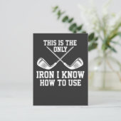 ゴルフ - これが唯一の鉄 ポストカード (スタンド正面)