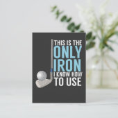 ゴルフ – これは唯一の鉄 ポストカード (スタンド正面)