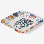 ゴルフ アメリカ ゴルフ パーティー 4th of July 紙皿 (傾斜あり)