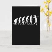 ゴルフ·エボリューション·ゴルフ服を着て男の子 カード (黄色い花)