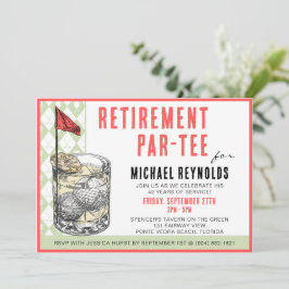 ゴルフ カクテルパーティーの招待状 招待状