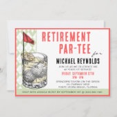 ゴルフ カクテルパーティー招待状 招待状 (正面)