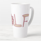 ゴルフ カフェラテマグ (右アングル)