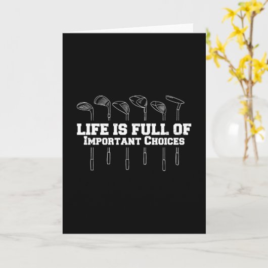 ゴルフ カード (黄色い花)