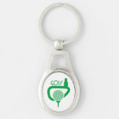 ゴルフ キーホルダー (正面)