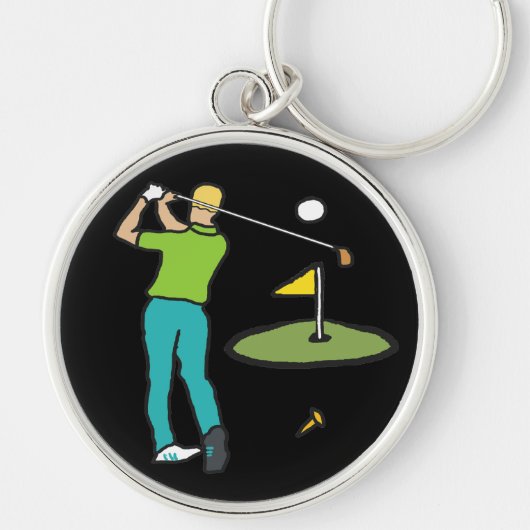 ゴルフ キーホルダー (正面)