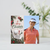 ゴルフ クリスマス オリジナル 写真入り (スタンド正面)