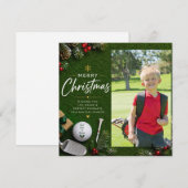 ゴルフ クリスマス オリジナル 写真入り (正面/裏面)