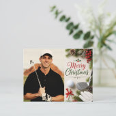 ゴルフ クリスマス オリジナル 写真 ゴルファー (スタンド正面)