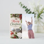 ゴルフ クリスマス オリジナル 写真 ゴルファー (スタンド正面)