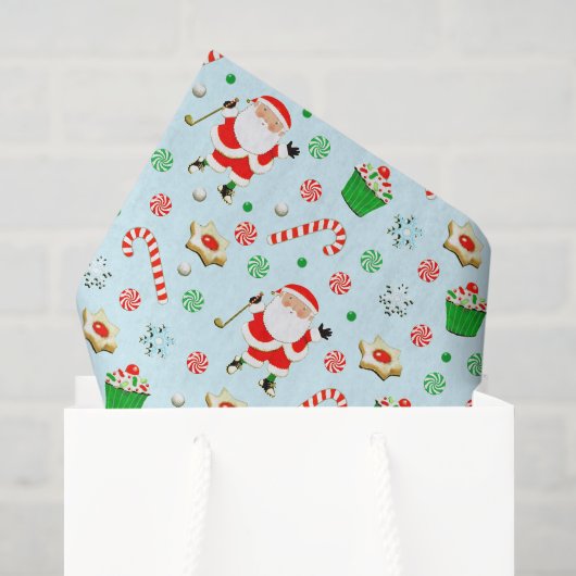 ゴルフ クリスマス ギフト 薄葉紙 (ギフトバッグ)