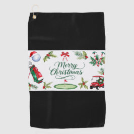 ゴルフ クリスマス テーマ ゴルフタオル