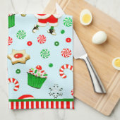 ゴルフ クリスマス ホリデー キッチンタオル (四つ折り)