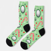 ゴルフ クリスマス ホリデー ギフト ソックス (左)