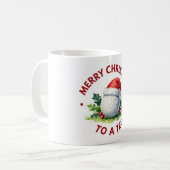 ゴルフ クリスマス マグカップ (正面左)