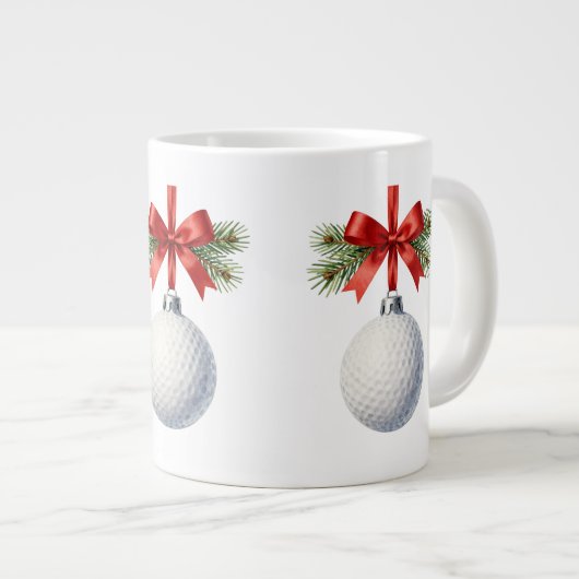 ゴルフ クリスマス マグカップ (正面右)
