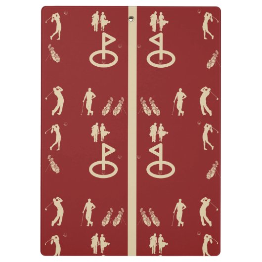 ゴルフ クリップボード (裏面)