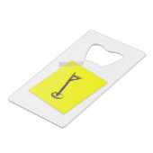 ゴルフ クレジットカード栓抜き (裏面アングル)