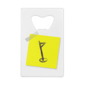 ゴルフ クレジットカード栓抜き (裏面)