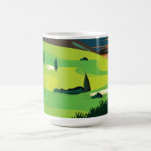 ゴルフ コーヒーマグカップ (中央)