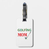 ゴルフ – ゴルフのお母カッコいいさん、 ラゲッジタグ (裏面縦)