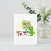 ゴルフ ゴルファーの結婚式に感謝 ポストカード (スタンド正面)