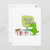 ゴルフ ゴルファーの結婚式に感謝 ポストカード (正面/裏面)