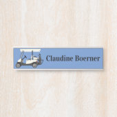 ゴルフ·ゴルファー·ネームプレート名 サインプレート (正面)