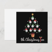 ゴルフ ゴルファー 面白い ゴルフ オー クリスマス ティー (正面/裏面)