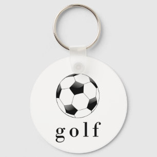 ゴルフ サッカーボール おもしろ スポーツ Tシャツ キーホルダー