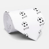ゴルフ サッカーボール おもしろ スポーツTシャツ ネクタイ (ロール)