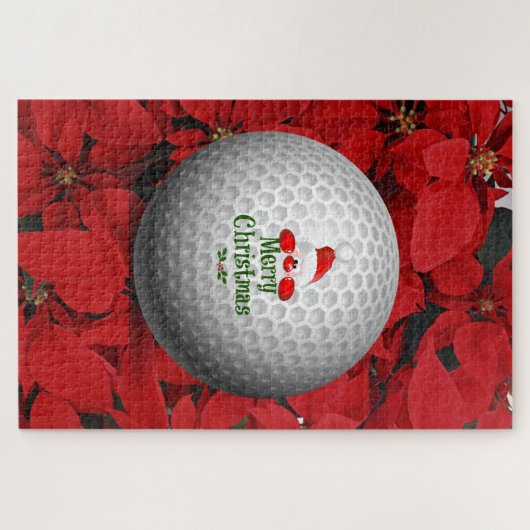 ゴルフ・サンタのメリークリスマス ジグソーパズル (横)