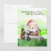 ゴルフ サンタクロース ゴルファー クリスマス ゴルフ (正面/裏面)