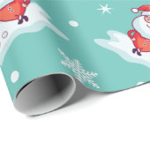 ゴルフ・サンタ ラッピングペーパー (ロールコーナー)