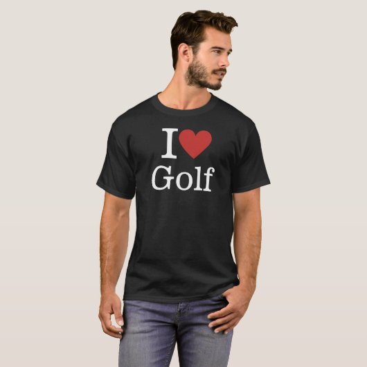ゴルフ❤️ショップ従業員向けゴルフカスタムメンズ Tシャツ (正面フル)