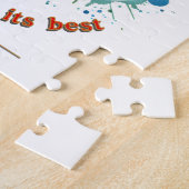 「ゴルフ」 ジグソーパズル (側面)