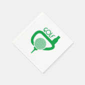 ゴルフ スタンダードカクテルナプキン (角)