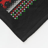 ゴルフ スノーマン ダサい クリスマス スウェーター ゴルフィング ゴルフ フリースブランケット (角)