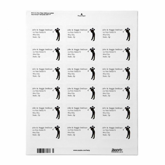 ゴルフ，スポーツ，言葉やる気を起こさせるのアドレカスタムス ラベル (フルシート)